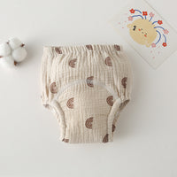 Gauze Cotton Baby's Ring Urine Training Training Pants Gauze Diaper Pants Waterproof Diaper Pure Cotton Diaper Pants