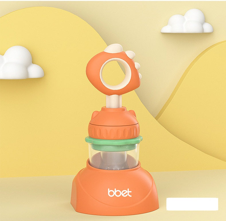 Baby molar teether rod made of safe food-grade silicone, ideal for teething pain relief and gum massage.
