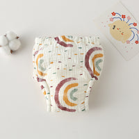 Gauze Cotton Baby's Ring Urine Training Training Pants Gauze Diaper Pants Waterproof Diaper Pure Cotton Diaper Pants