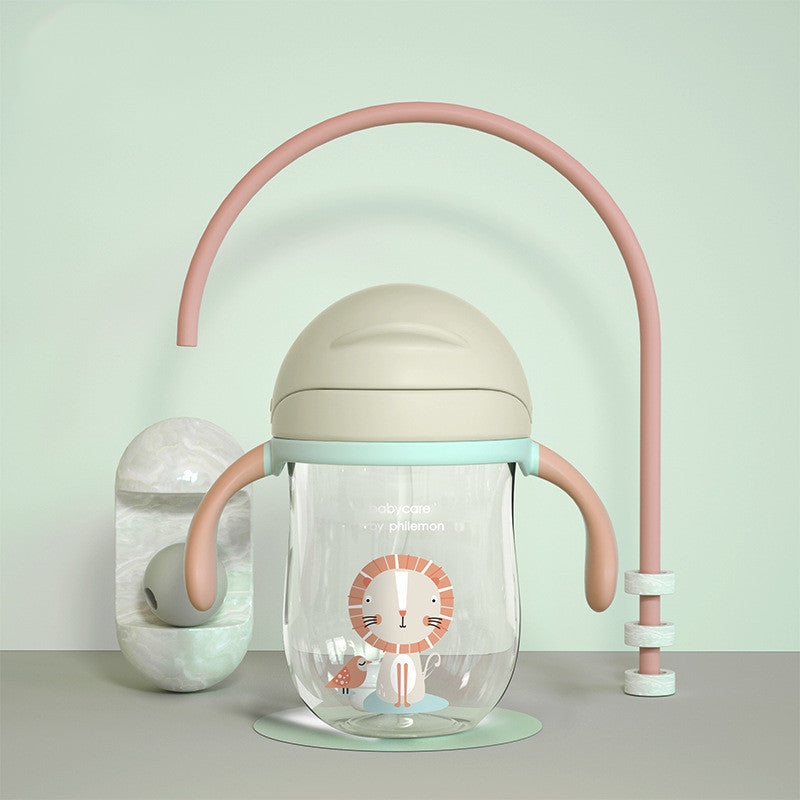 Baby Learn To Drink Cup Dual-use Anti-choke Sippy With Handle