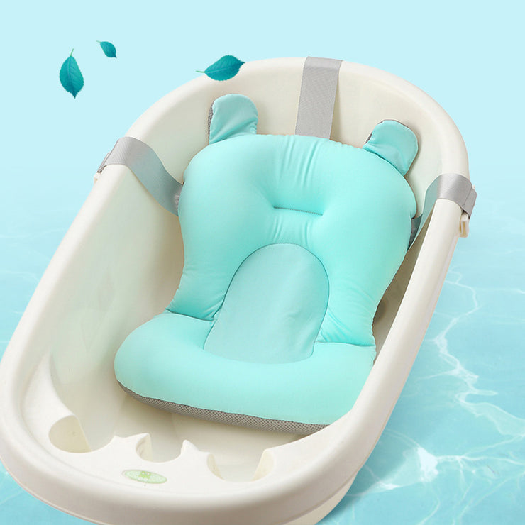 Newborn soft shower bed bath pad in baby tub