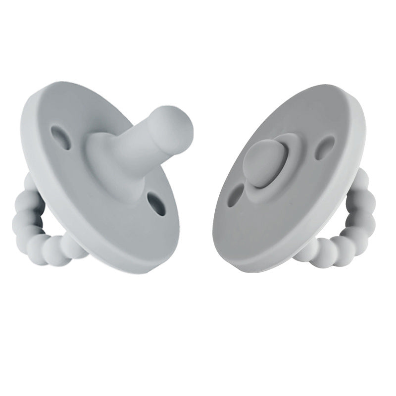 Food-grade silicone baby nipple for safe feeding – soft, BPA-free pacifier nipple for infants.
