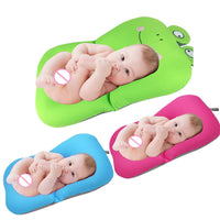 "Soft floating newborn bath pad mat for baby tubs"

