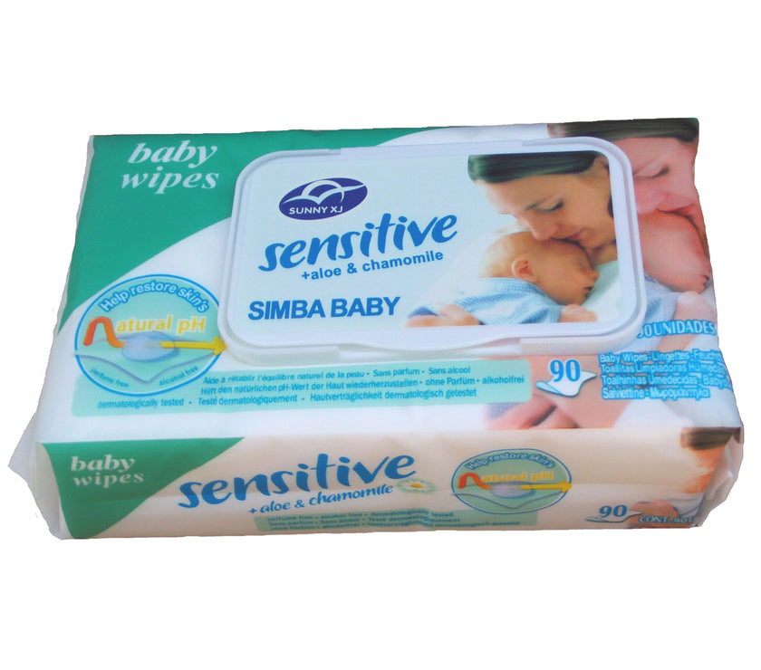 90 Pieces Of Wet Wipes With Cover Newborn Baby Wet Wipes Factory
