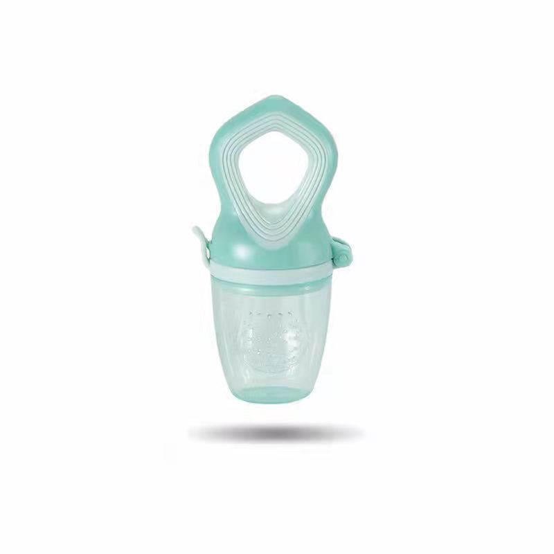Baby food supplement feeder for newborns with soft silicone for feeding fruits and vegetables safely.

