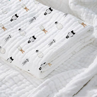 "Baby Cotton Super Soft Absorbent Gauze Bath Towel for newborns and toddlers"

