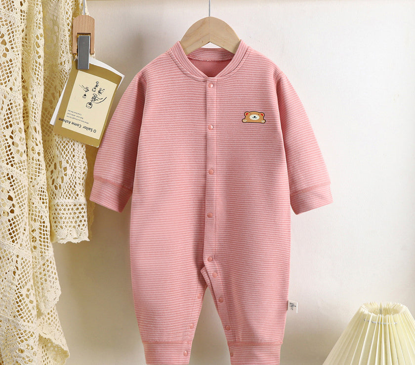 Baby Dralon Jumpsuit Baby Striped Romper