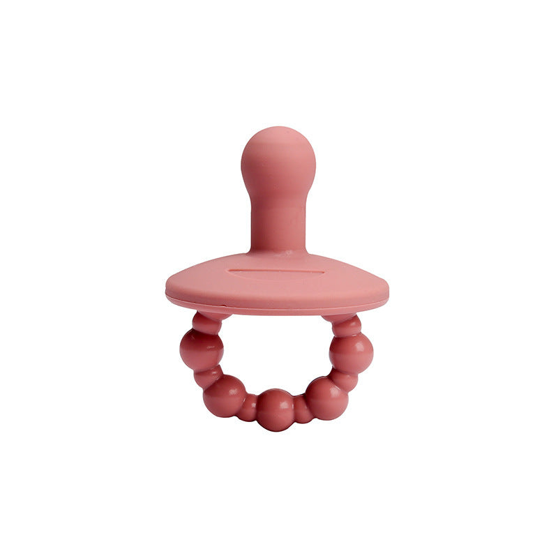 Food-grade silicone baby pacifier for newborn sleep – BPA-free, soft, and safe comfort for infants.
