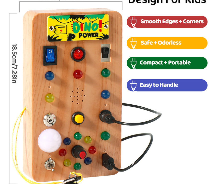 Montessori Early Education Led Lamp Holder Educational Luminous Toys