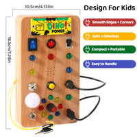 Montessori Early Education Led Lamp Holder Educational Luminous Toys