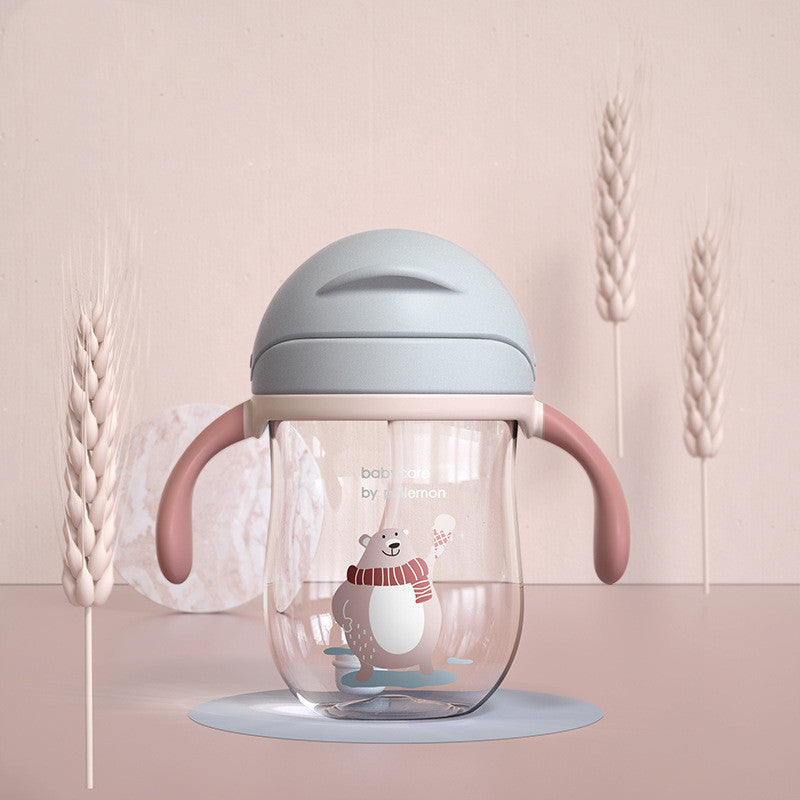 Baby Learn To Drink Cup Dual-use Anti-choke Sippy With Handle