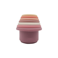 Explosive Baby Stacking Cups Silicone Educational Toys
