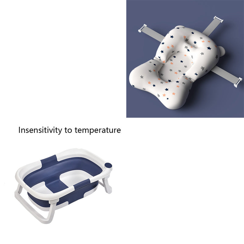 Newborn soft shower bed bath pad in baby tub