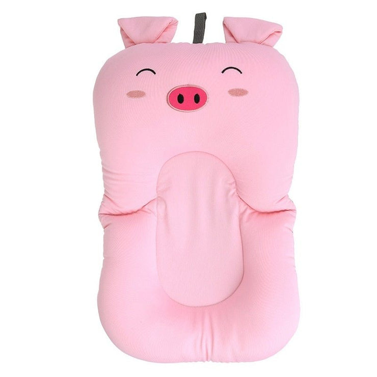 "Soft floating newborn bath pad mat for baby tubs"

