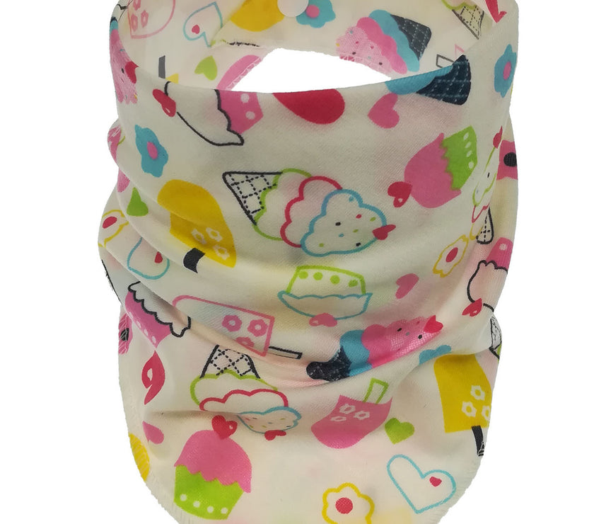 Baby Bibs Waterproof Triangle Cotton Cartoon Child Baberos Bandana Bibs Dribble Bibs Newborn Slabber Absorbent Cloth