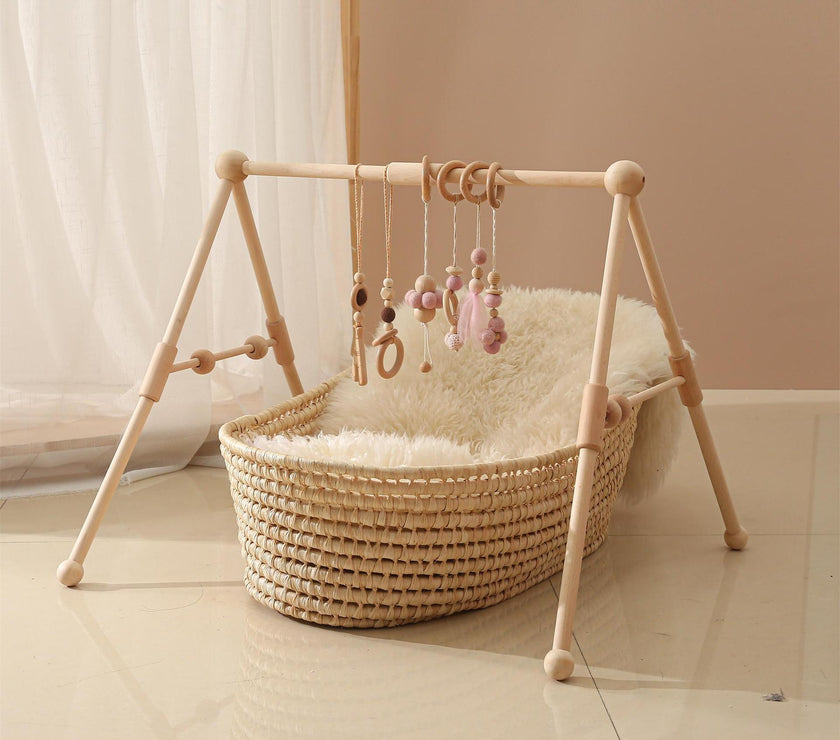 Newborn Baby Crib Fitness Rack