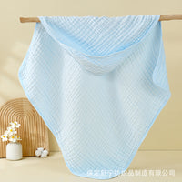 Hooded Baby Towels For Newborn Muslin Cotton Baby Bath Towel With Hood For Babies, Infant, Toddler And Kids, Large 90x90cm, Soft And Absorbent Newborn Essential