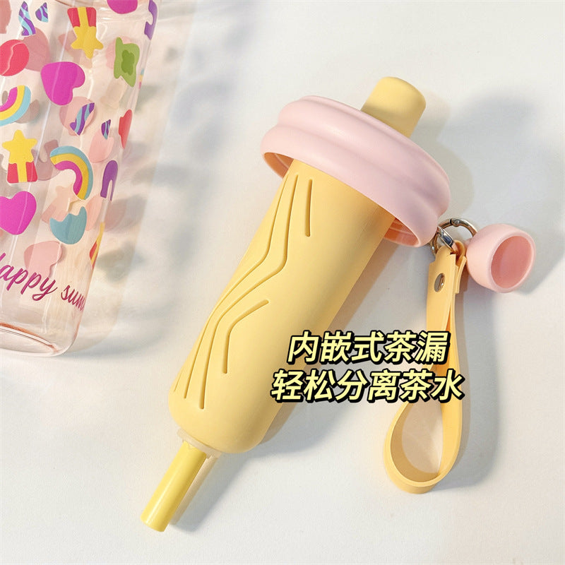 Cartoon Scented Tea Plastic Sippy Cup