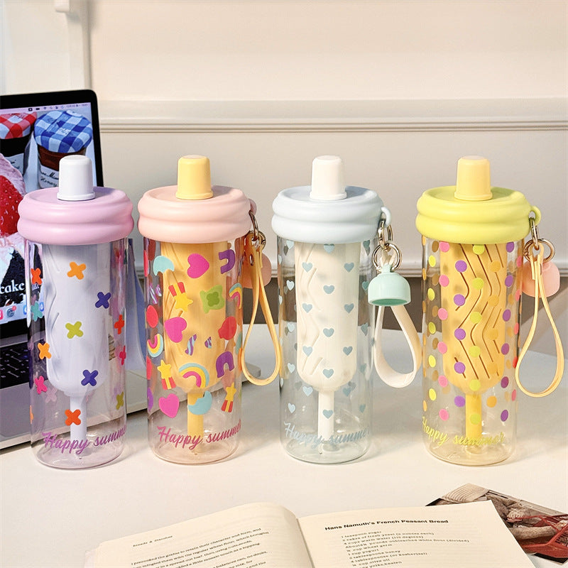 Cartoon Scented Tea Plastic Sippy Cup