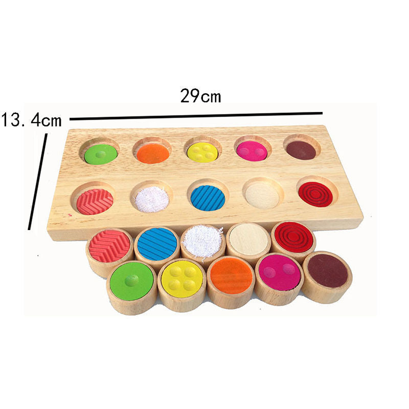 Montessori Teaching Aids Touch Box Balance Building Blocks Toys