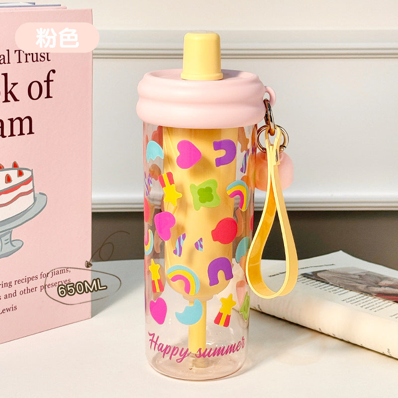 Cartoon Scented Tea Plastic Sippy Cup