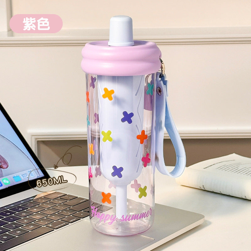 Cartoon Scented Tea Plastic Sippy Cup