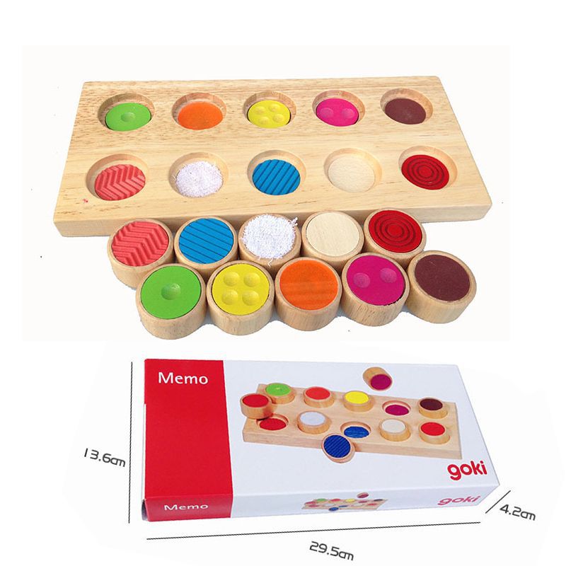 Montessori Teaching Aids Touch Box Balance Building Blocks Toys