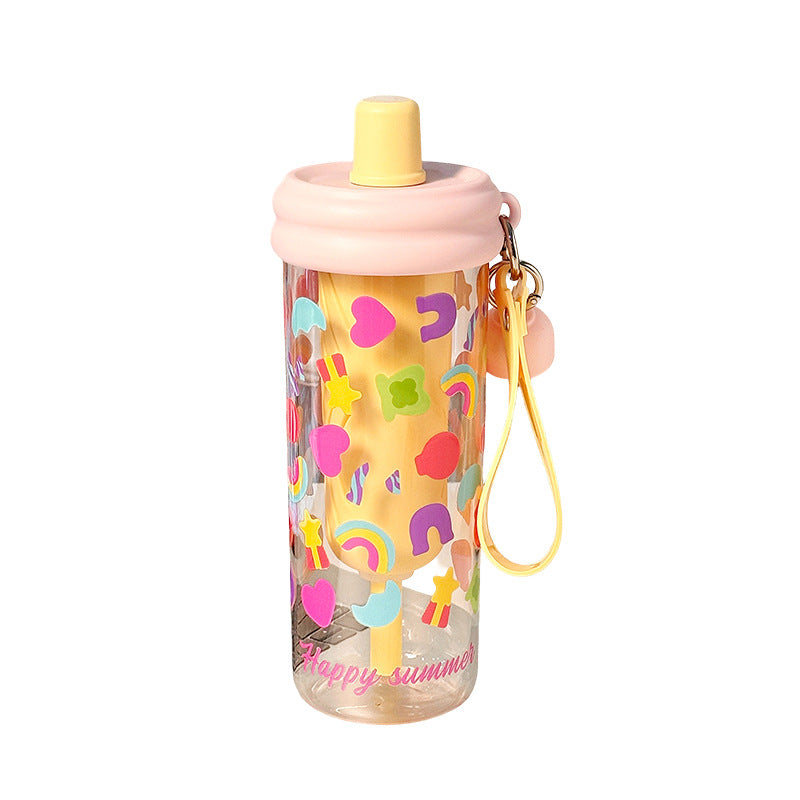 Cartoon Scented Tea Plastic Sippy Cup