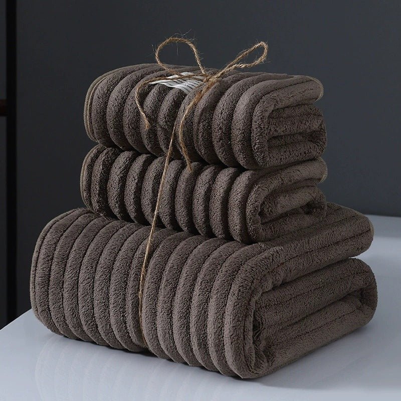 Super Soft And Transient Absorption Coral Fleece Towels