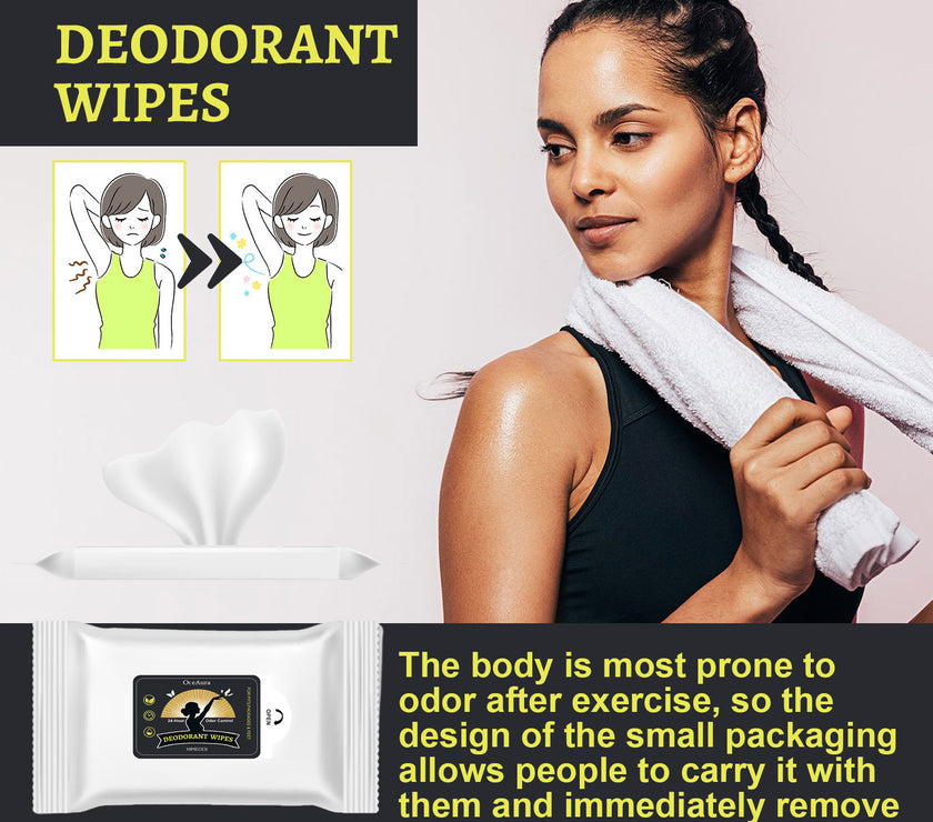 Odor Deodorant Wipes Exercise Sweating Body Wipe Wipes