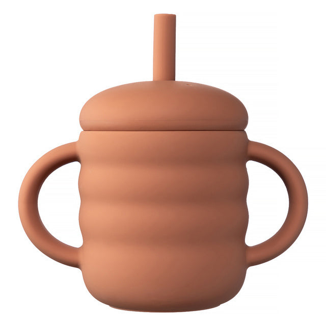Baby Silicone Sippy Cup BPA-Free Portable Storage Snac