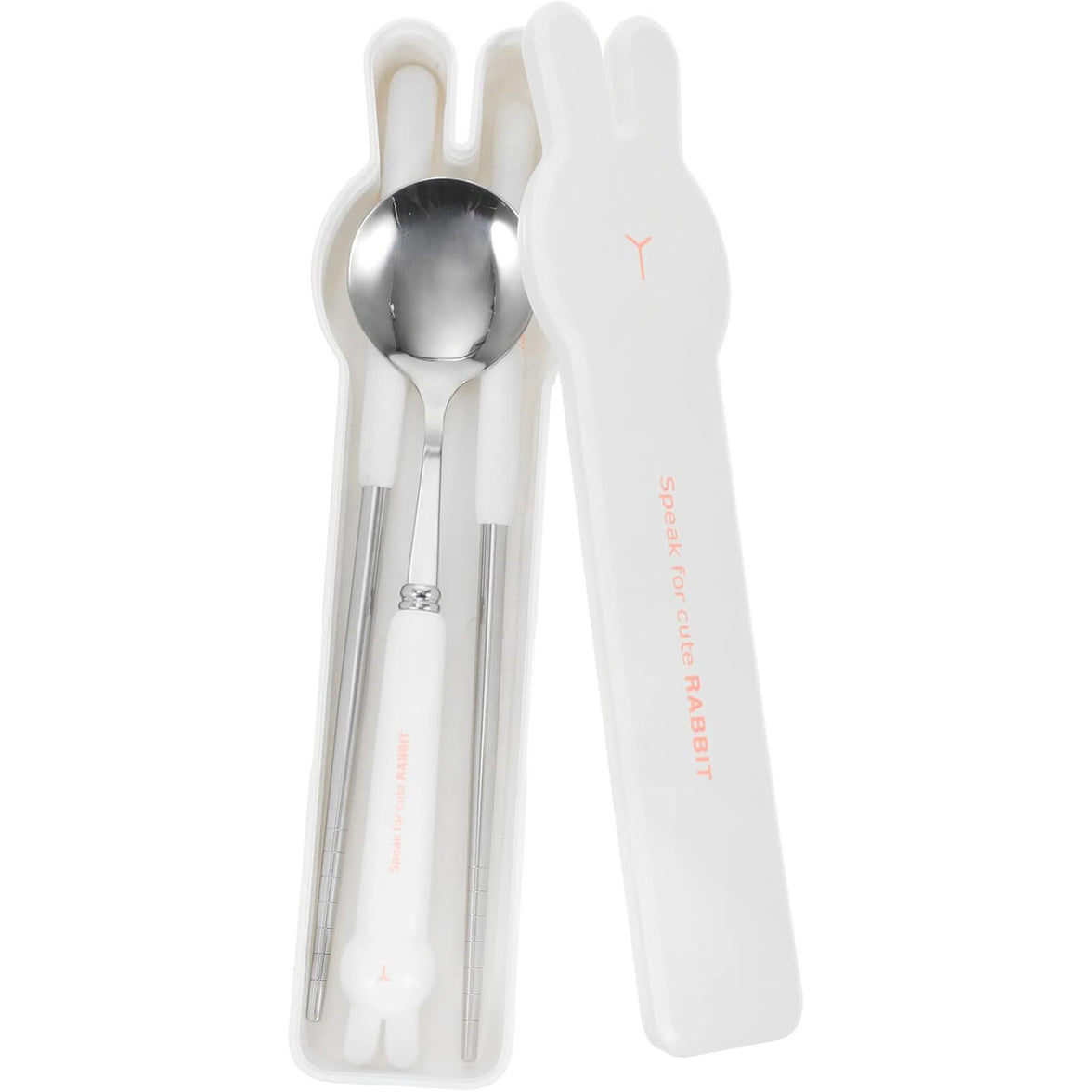 "Reusable camping silverware set with case – eco-friendly portable cutlery"

