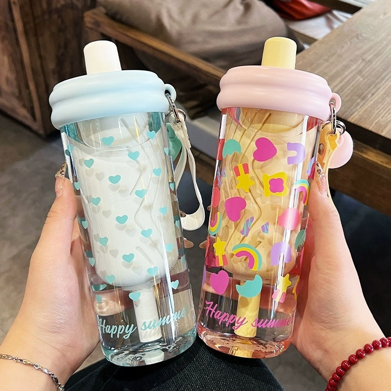 Cartoon Scented Tea Plastic Sippy Cup