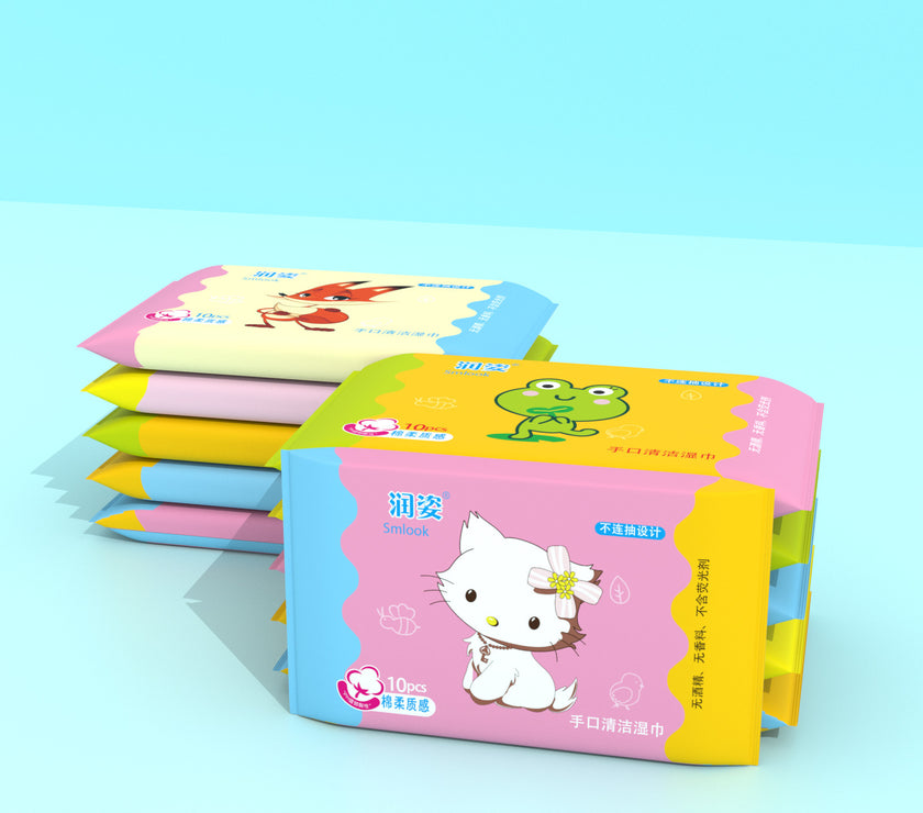 Portable And Disposable Baby Wipes