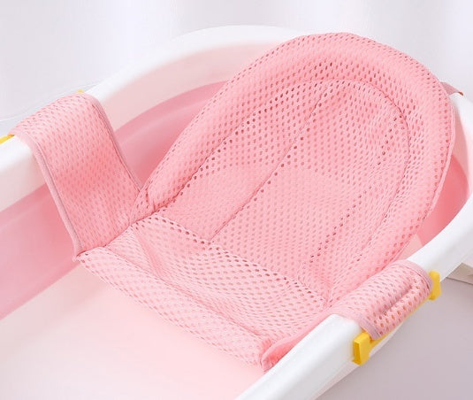 Net Sponge Baby Bathtubs Non-slip Mat Bath Bracket