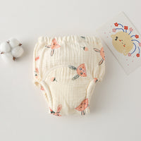 Gauze Cotton Baby's Ring Urine Training Training Pants Gauze Diaper Pants Waterproof Diaper Pure Cotton Diaper Pants