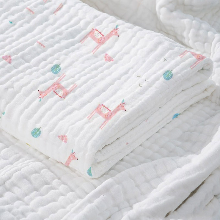 "Baby Cotton Super Soft Absorbent Gauze Bath Towel for newborns and toddlers"

