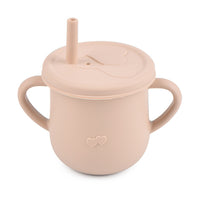 Children's Silicone Straw Drinking Cups Leakproof Baby Learning Drinking Cups Baby Training Straws Cups