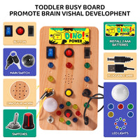 Montessori Early Education Led Lamp Holder Educational Luminous Toys