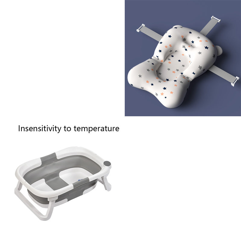 Newborn soft shower bed bath pad in baby tub