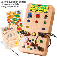 Montessori Early Education Led Lamp Holder Educational Luminous Toys