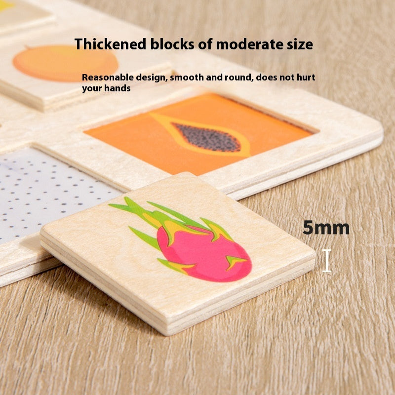 Wooden Montessori Teaching Aids Logical Thinking Puzzle Educational Toys