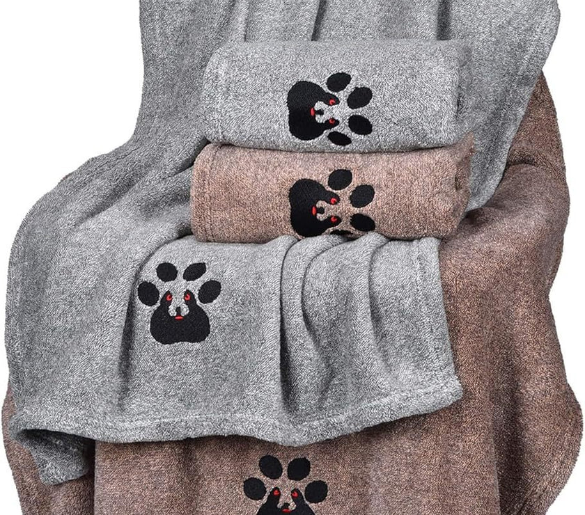 Super Absorbent Dog Bath Towels For Fast Drying - Soft Microfiber Towel For Dogs And Cats