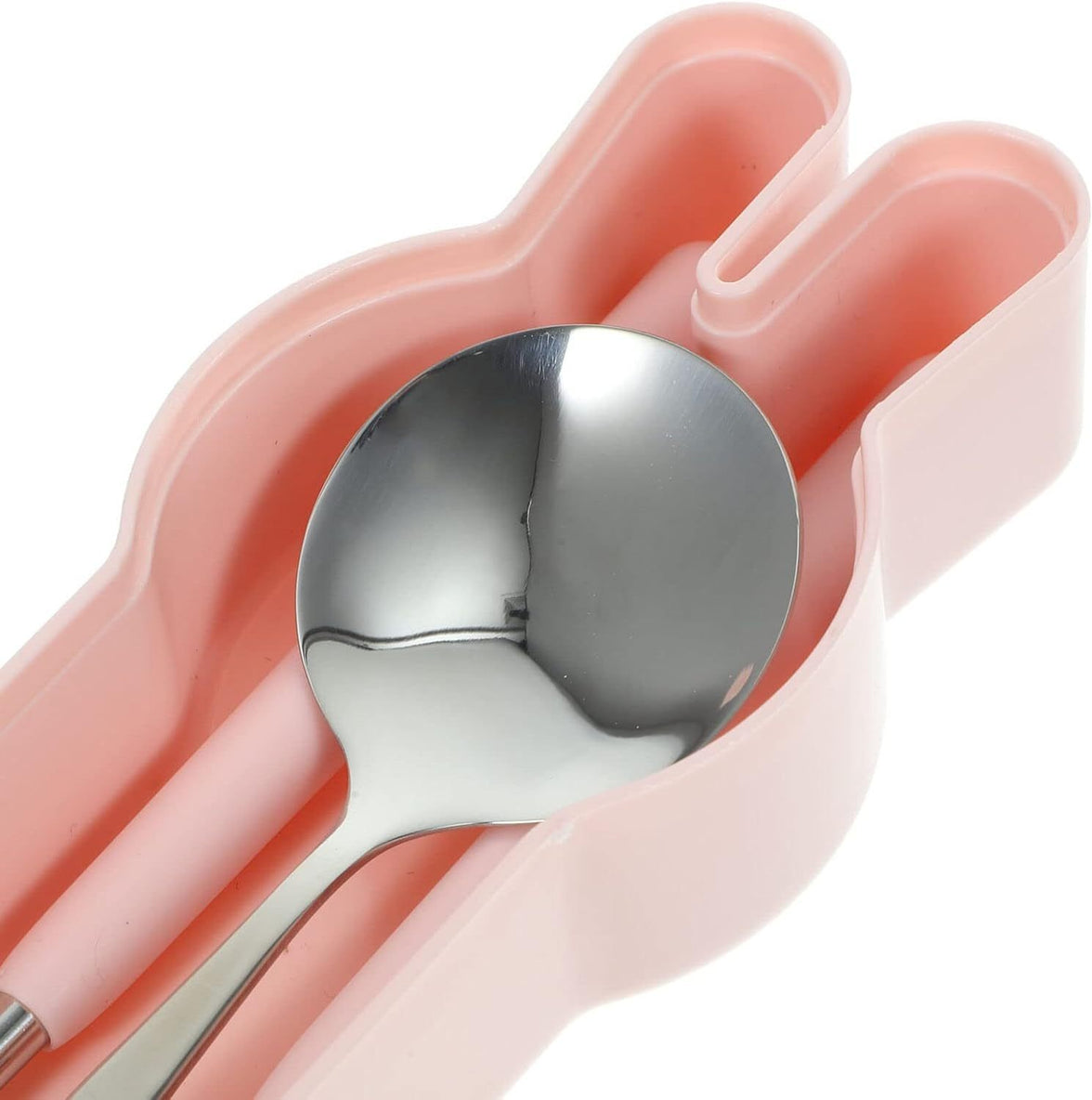 "Reusable camping silverware set with case – eco-friendly portable cutlery"

