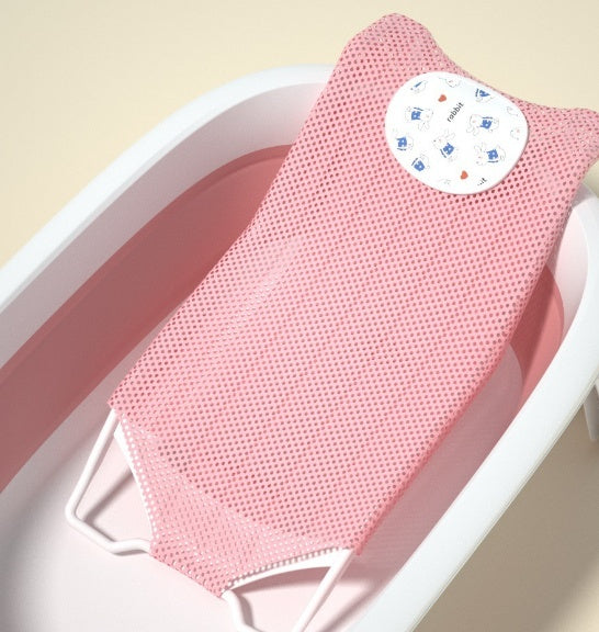 Net Sponge Baby Bathtubs Non-slip Mat Bath Bracket