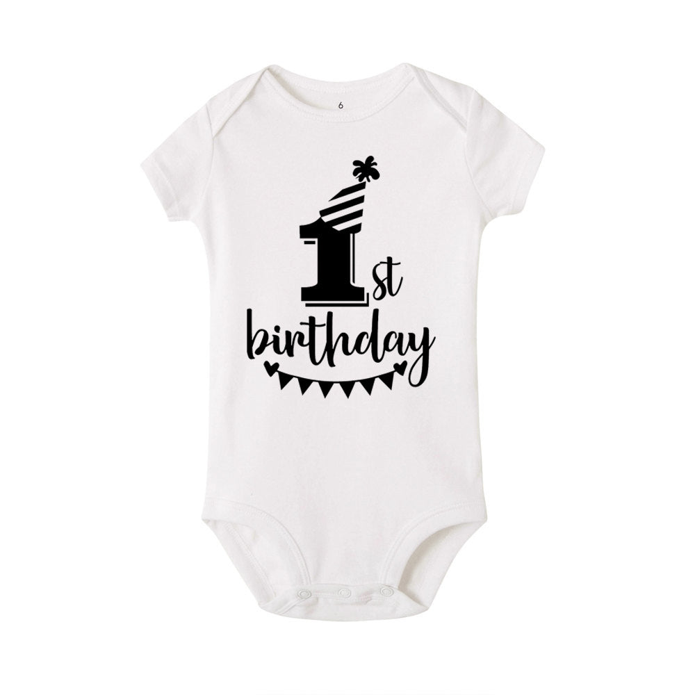 Short-sleeved Fart Clothes Baby Onesies