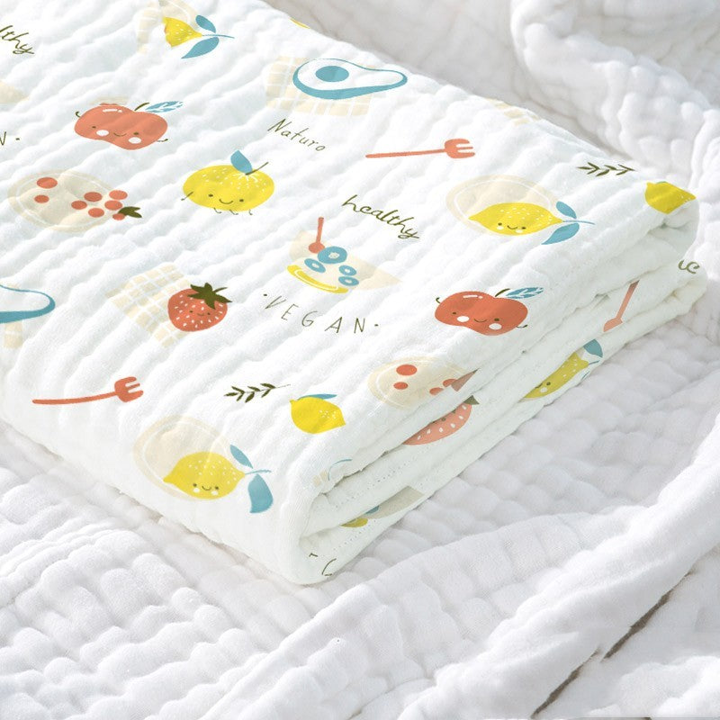 "Baby Cotton Super Soft Absorbent Gauze Bath Towel for newborns and toddlers"

