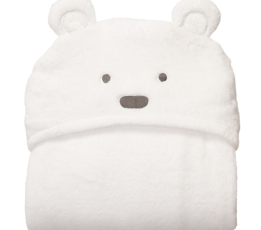 "Soft baby hooded bath towel and children's blanket in cotton fabric"

