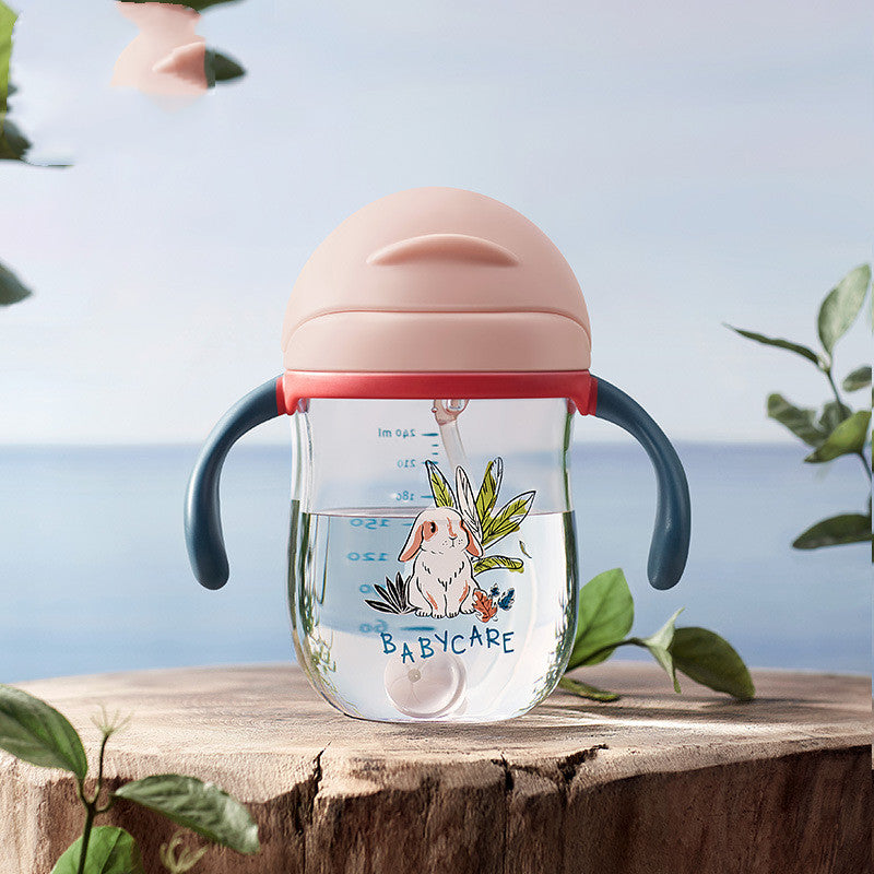 Baby Learn To Drink Cup Dual-use Anti-choke Sippy With Handle