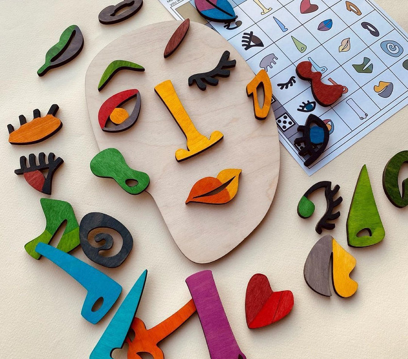 Wooden Montessori Puzzle Decompression Toys For Children